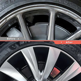 Tampas de roda Aero Hubcaps 18'' para Tesla Model 3 (2017–2023) – Helix Style 2.0 (Conjunto de 4)